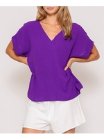 TMWN10948 - VNECK AIRFLOW BLOUSE