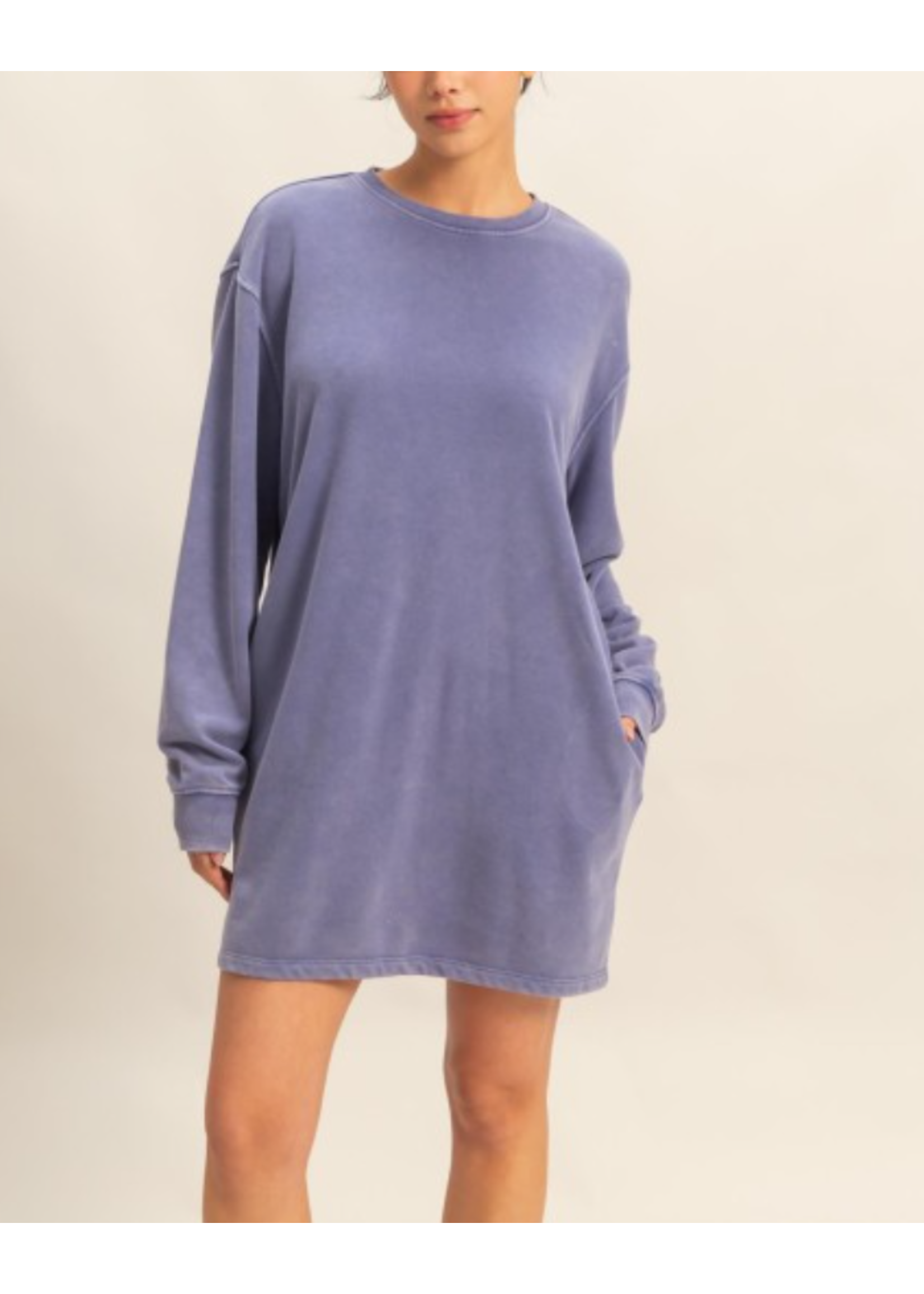 HFDZ25E114 - LONG SLEEVE SHIFT DRESS