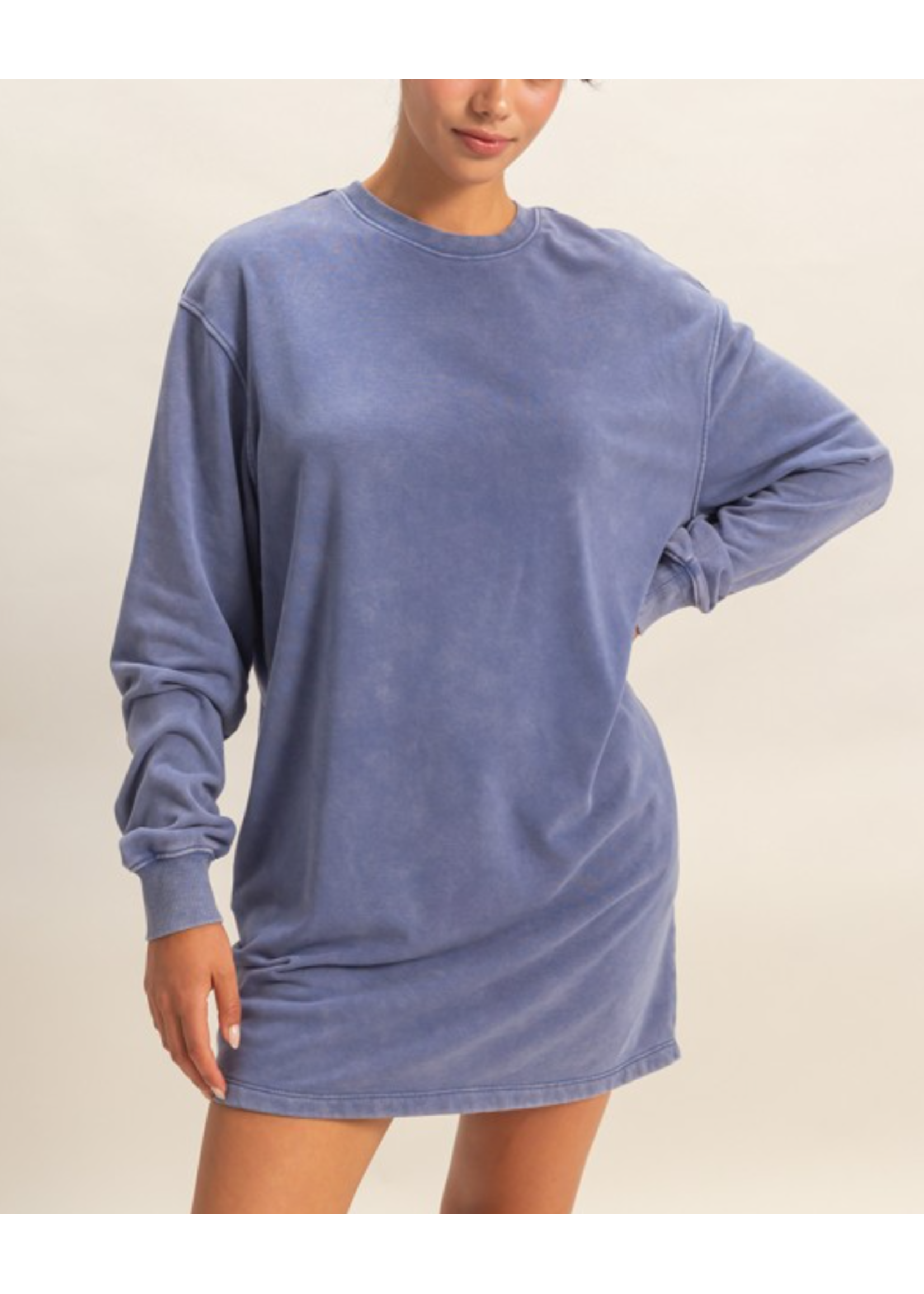 HFDZ25E114 - LONG SLEEVE SHIFT DRESS