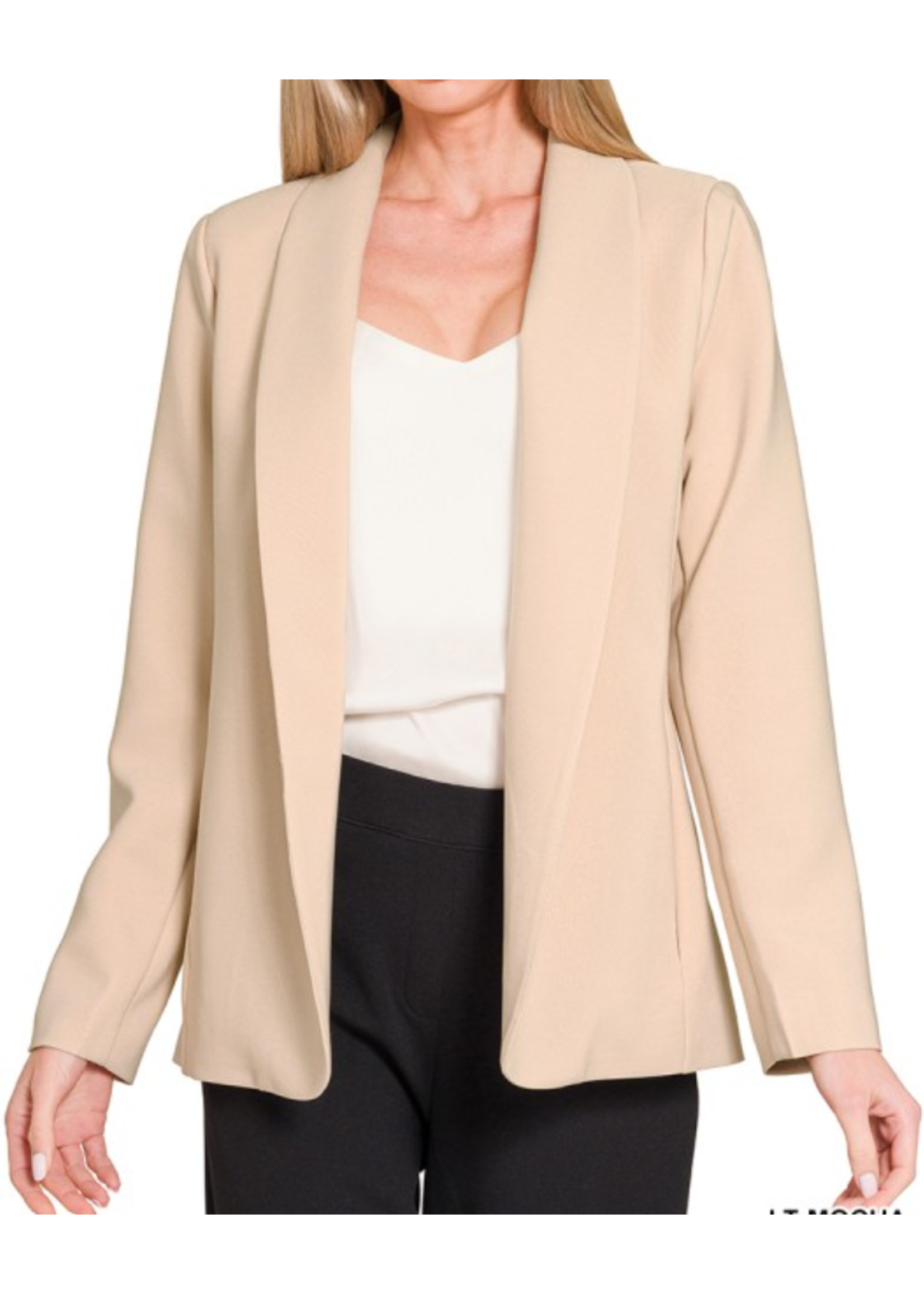 ZNQJ1217D4 - LONG SLEEVE BLAZER W LINING