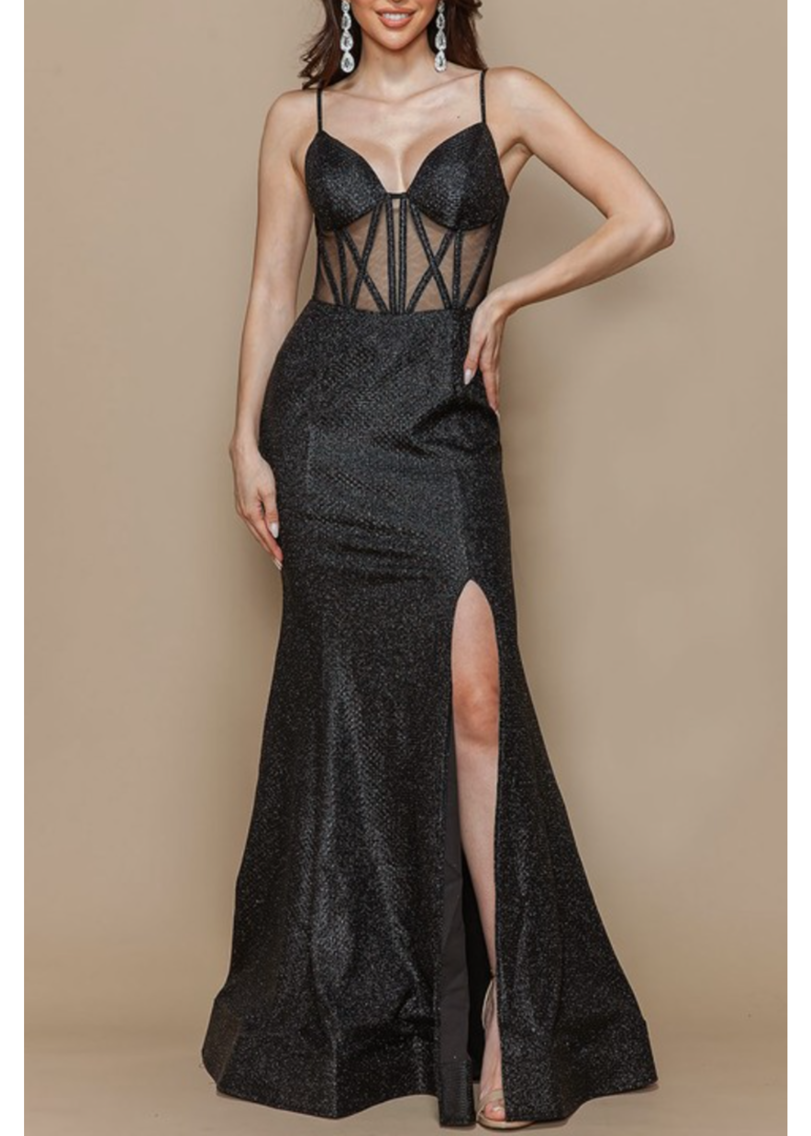 MAMF22520 - Sleeveless Mermaid Gown