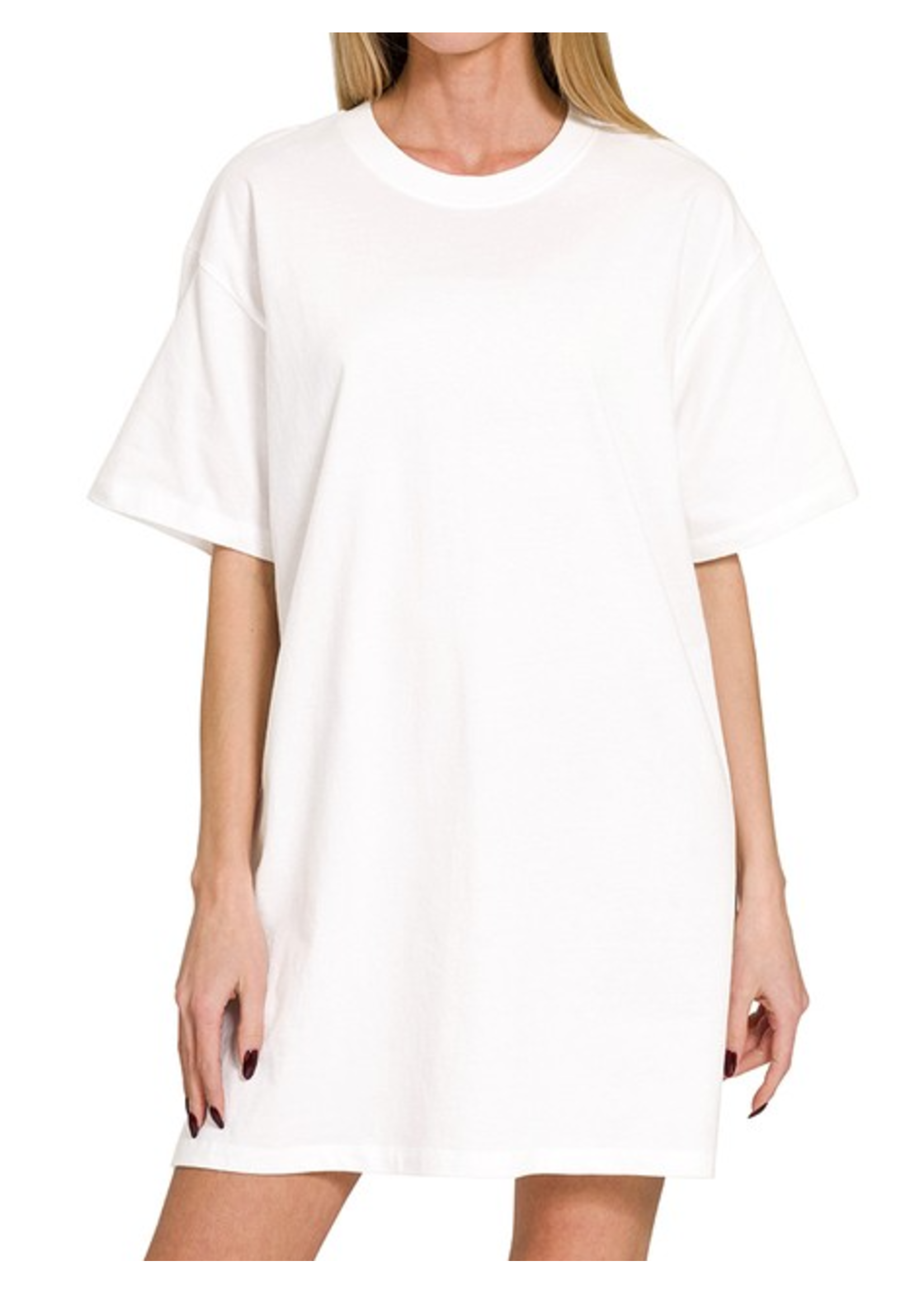 ZN3449Y - Round-Neck T-shirts Dress