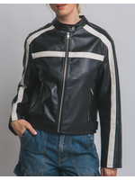 MC807332 -  Faux Leather Jacket