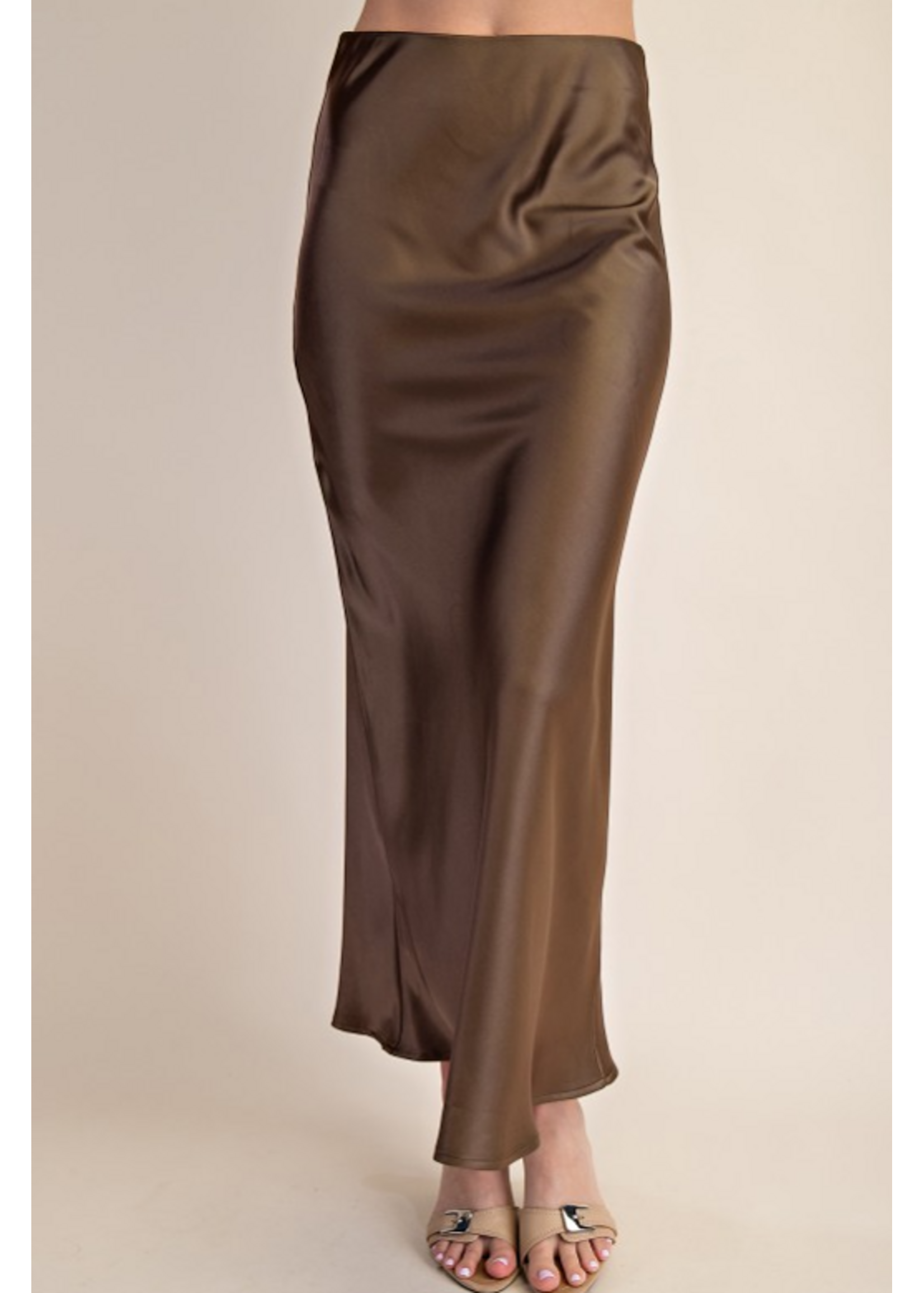 GMGS8384 - Satin Skirt w Elastic Waist