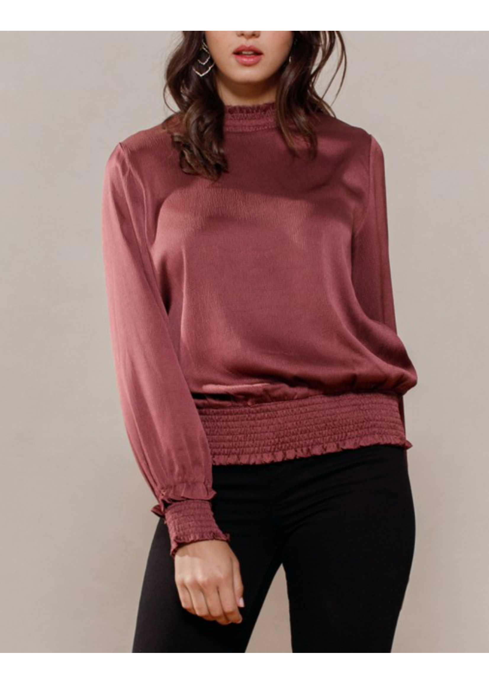 ODIT14579P - Plus Solid Printed Top