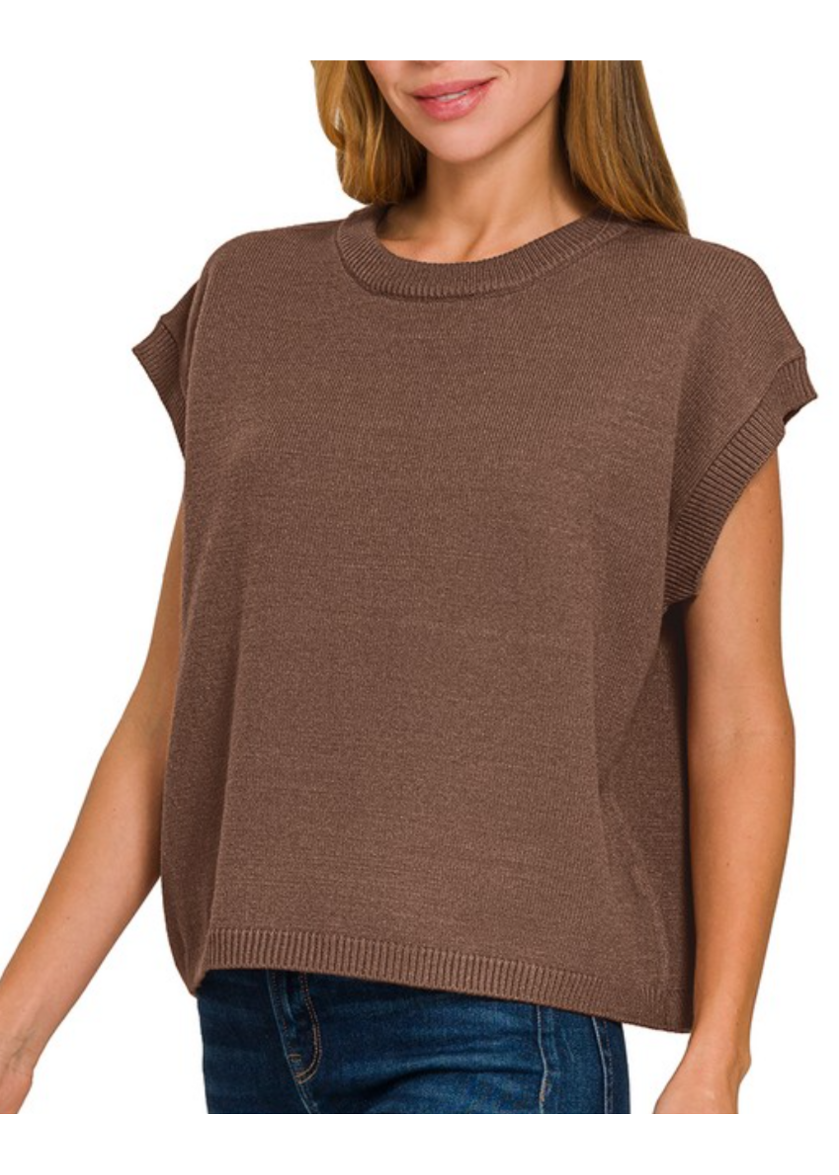 ZNTW2487A5 - Oversized Viscose Sweater Top