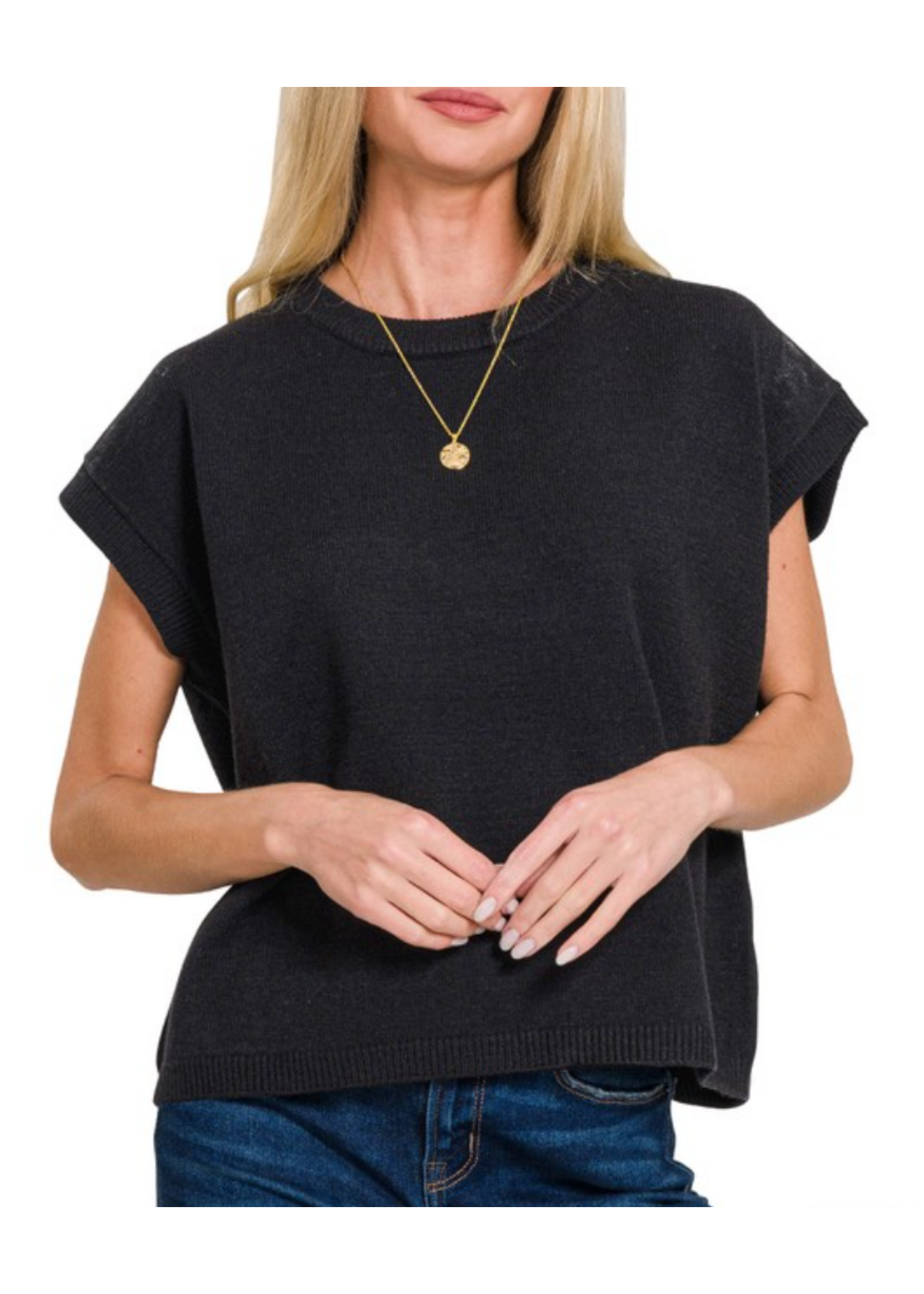 ZNTW2487A5 - Oversized Viscose Sweater Top