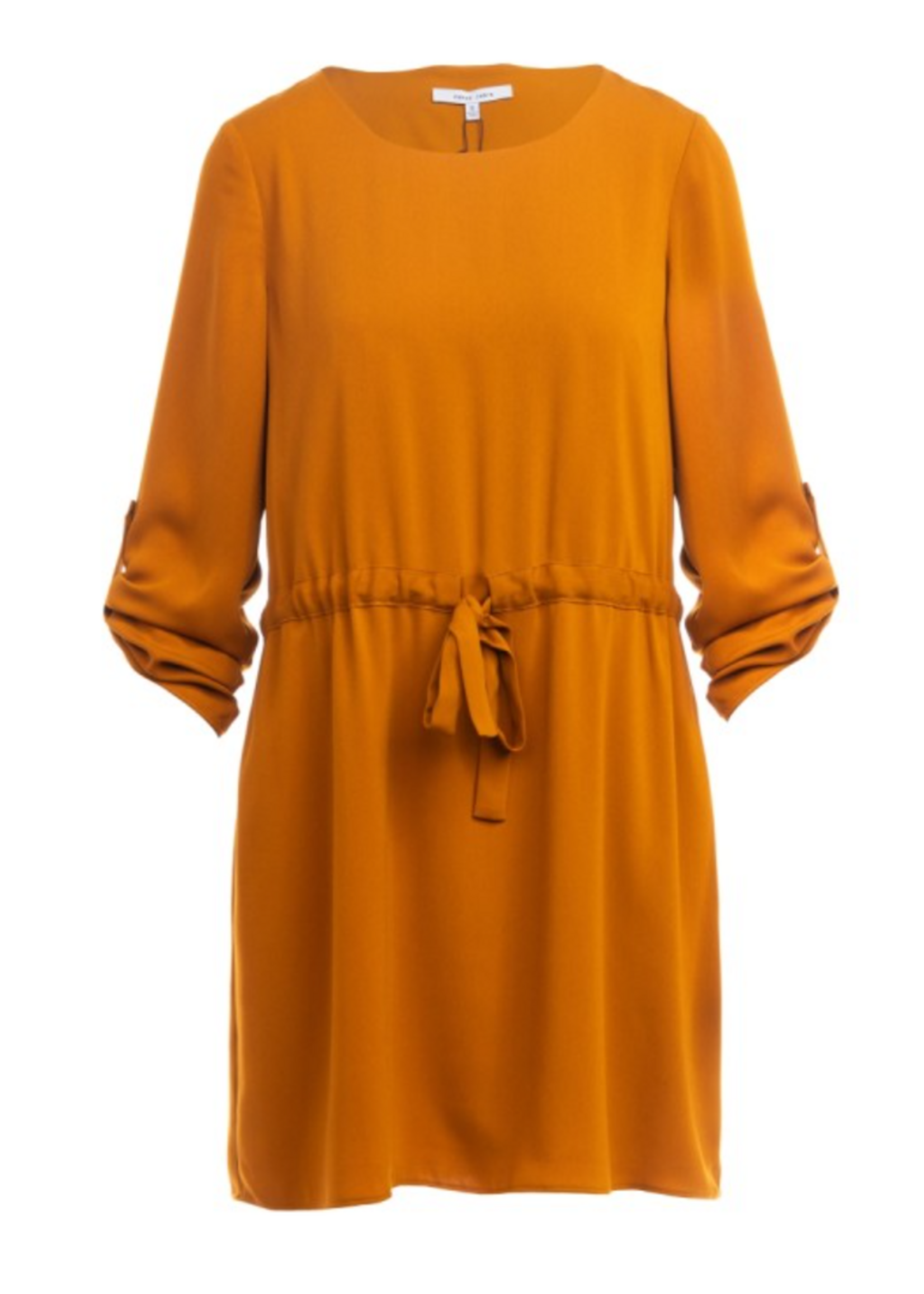 NZDD1148 - Elbow Sleeve Mini Shift Short Dress