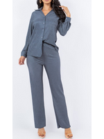 FS2241 - Shirt And Pants Casual Set