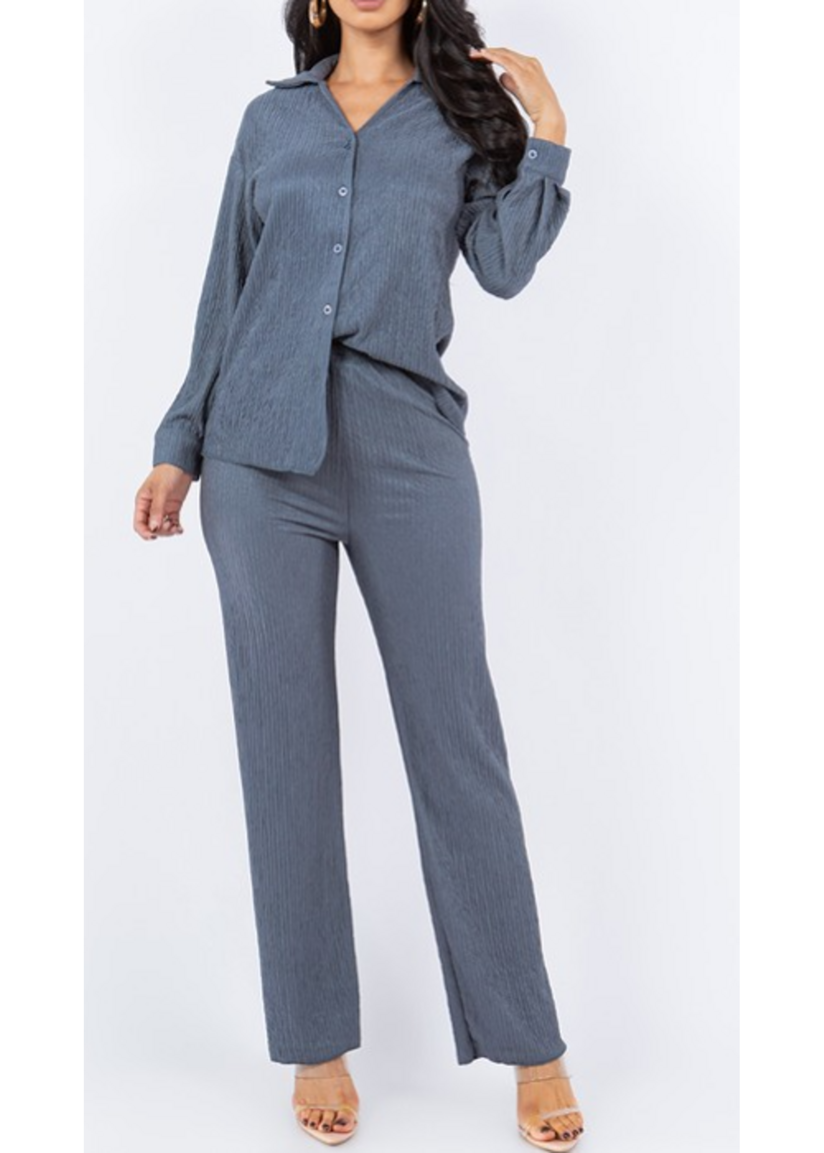 FS2241 - Shirt And Pants Casual Set