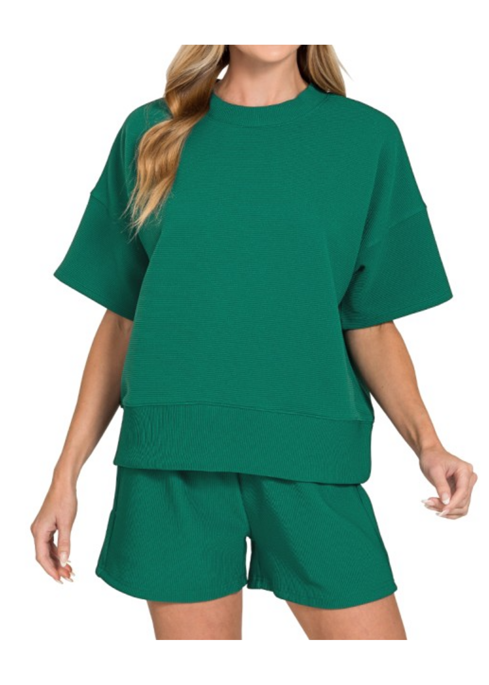 ZNHRTP2526Y - RELAXED 2-PIECE SHORTS SET