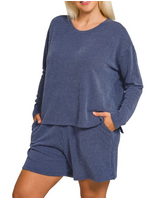 ZNQT7291X - Plus Woven Airflow Button Down Shirts