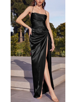 LDBD111 - SATIN FITTED KNOT GOWN