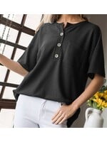 HMET7069-10 PLUS SOLID WAFFLE TOP W/POCKET & BUTTON