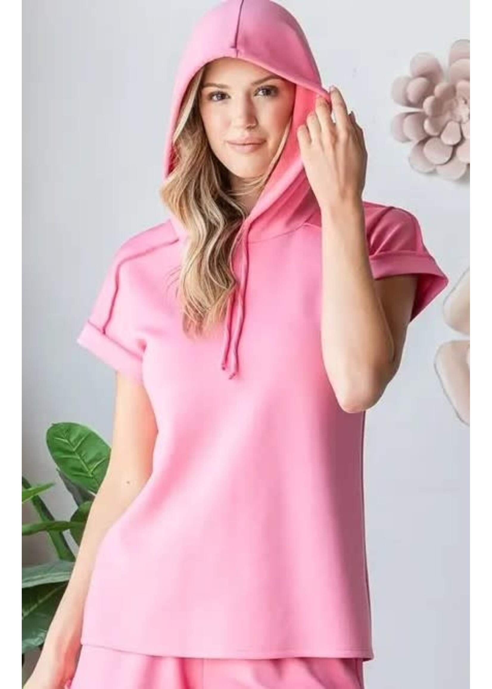 HMET7862-12 PLUS SOLID SCUBA HOODIE TOP