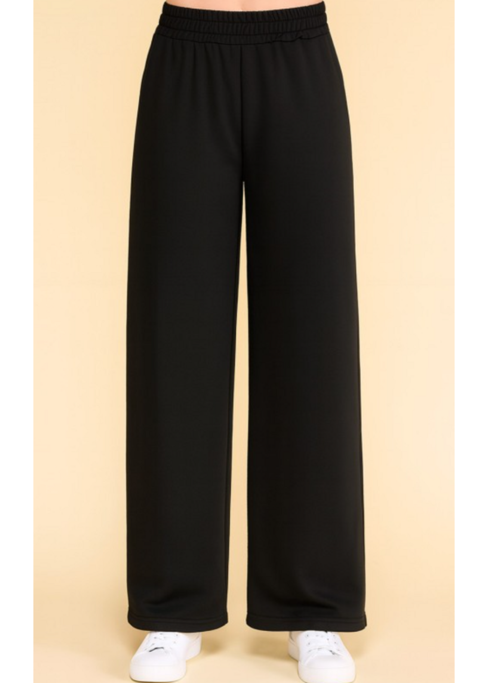 TUANT101 - TEXTURED STRAIGHT LEG PANT