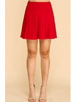 TUSCU21 - SCUBA PLEATED SKORT