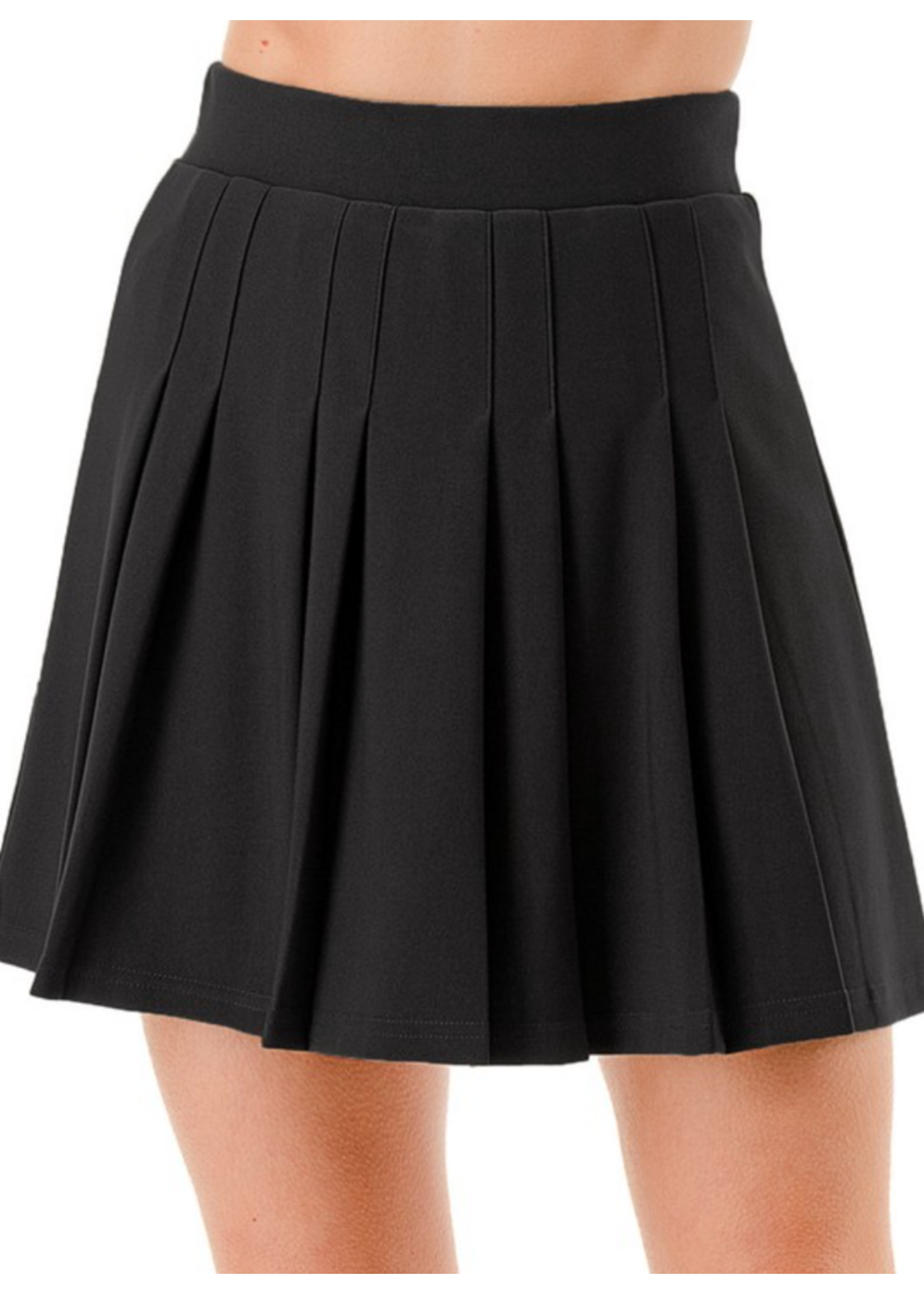 TUSCU21 - SCUBA PLEATED SKORT