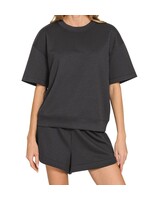 ZNROTP4113 - SCUBA ROUND NECK TOP SHORTS SET