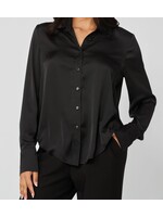 LPALICE33 - SATIN BUTTON-UP TOP