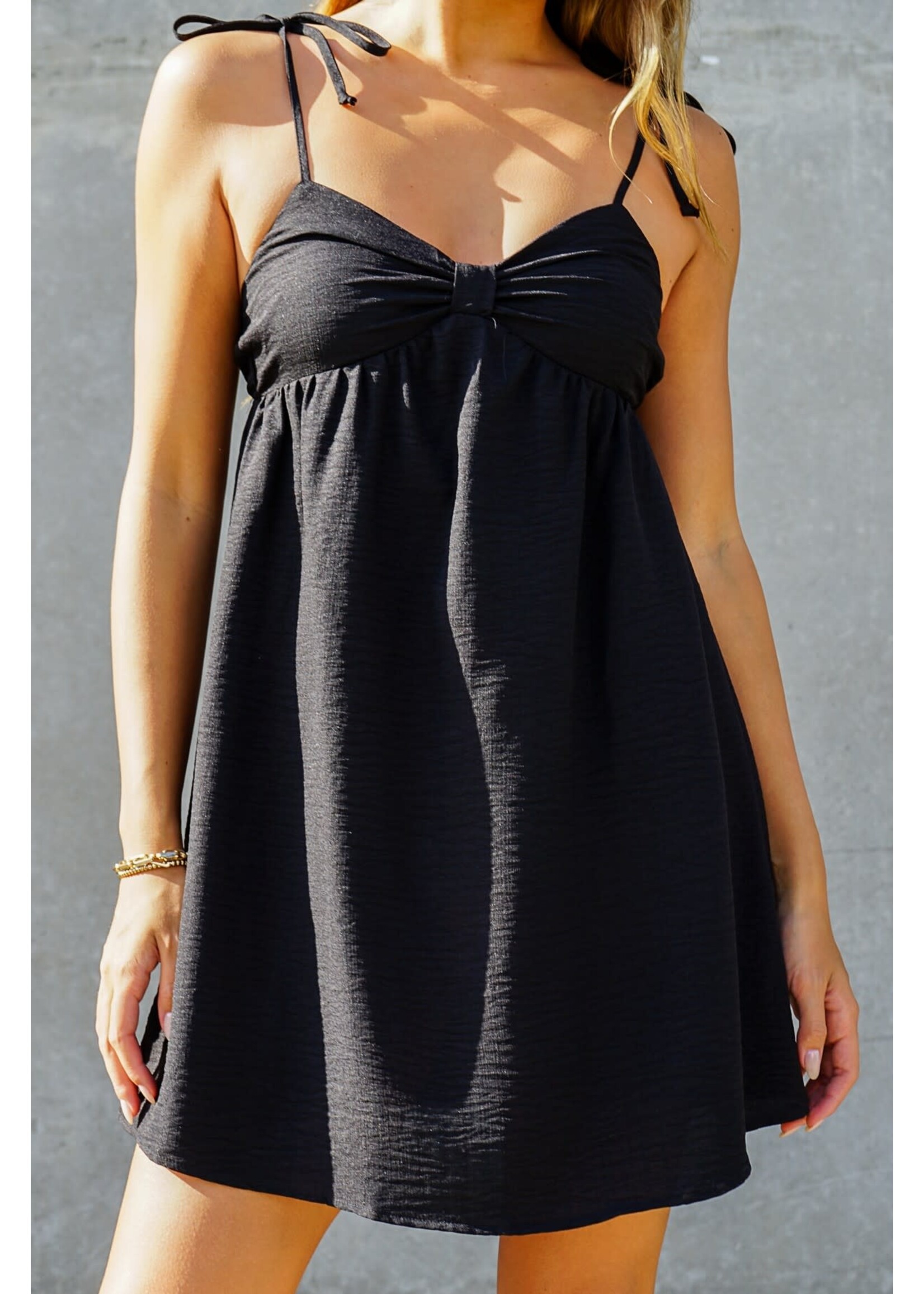 TMWD9565 - SUNDRESS EMPIRE W/SELF TIE STRAPS
