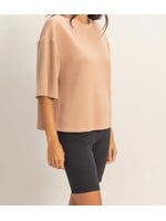HFDZ26A271 - SCUBA SHORT SLEEVE BOXY TOP