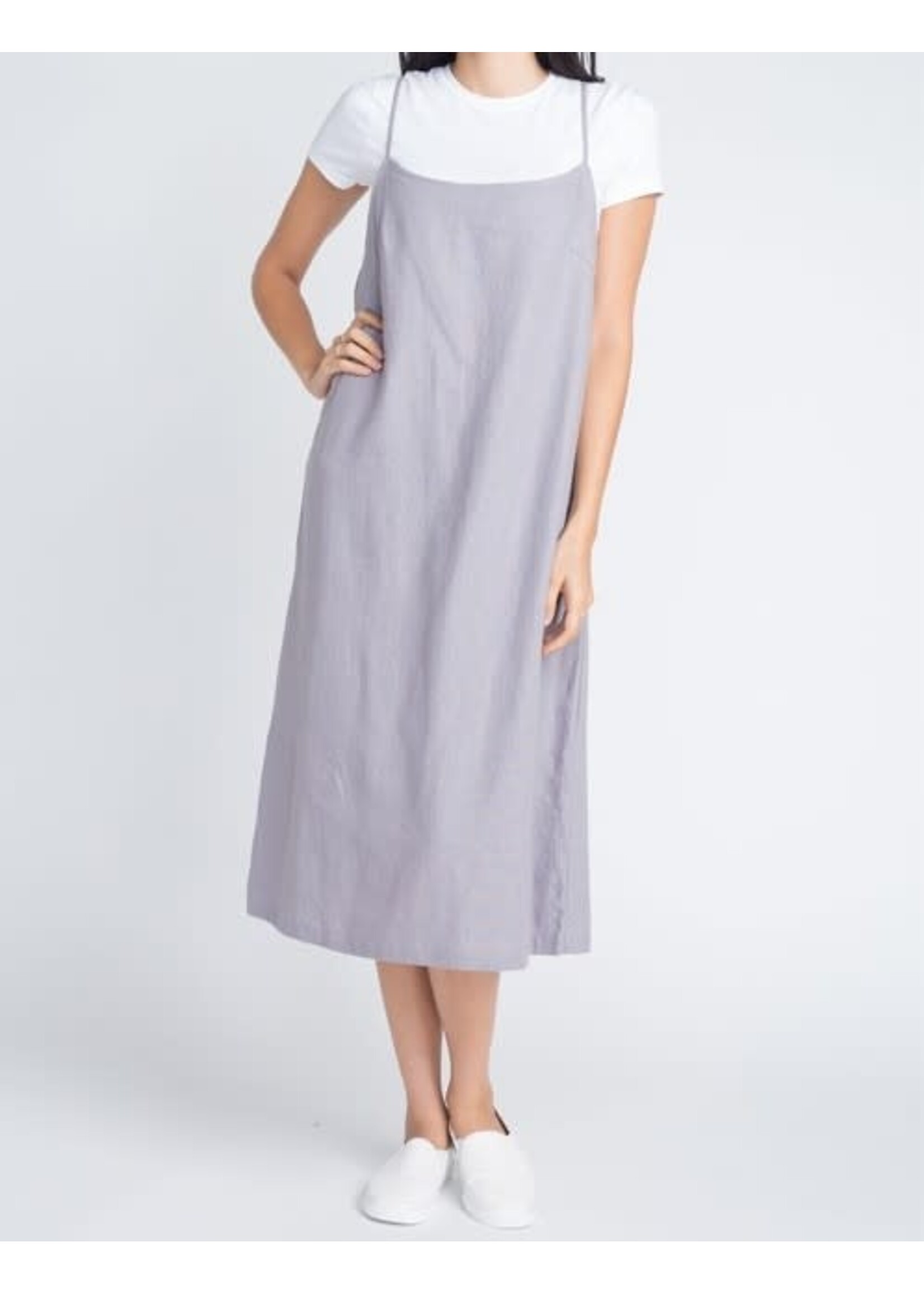 AND1002 - LINEN MIDI SLIP DRESS