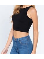ACT12119 - HALTER NECK CROP TOP