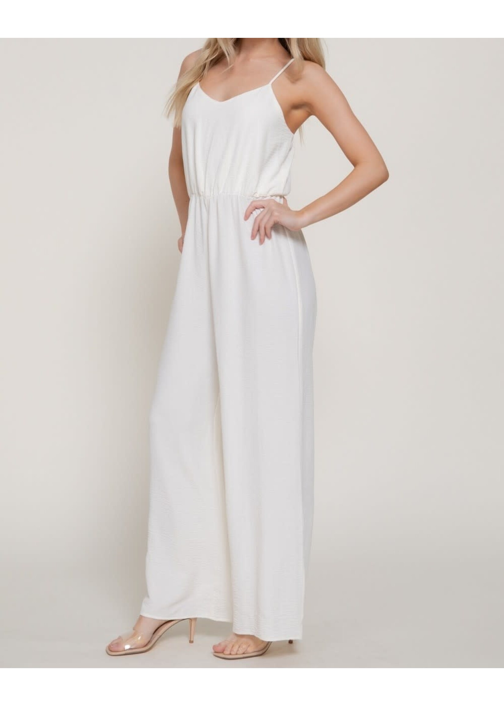 ACP13538 - WASHED WOVEN CAMI JUMPSUIT