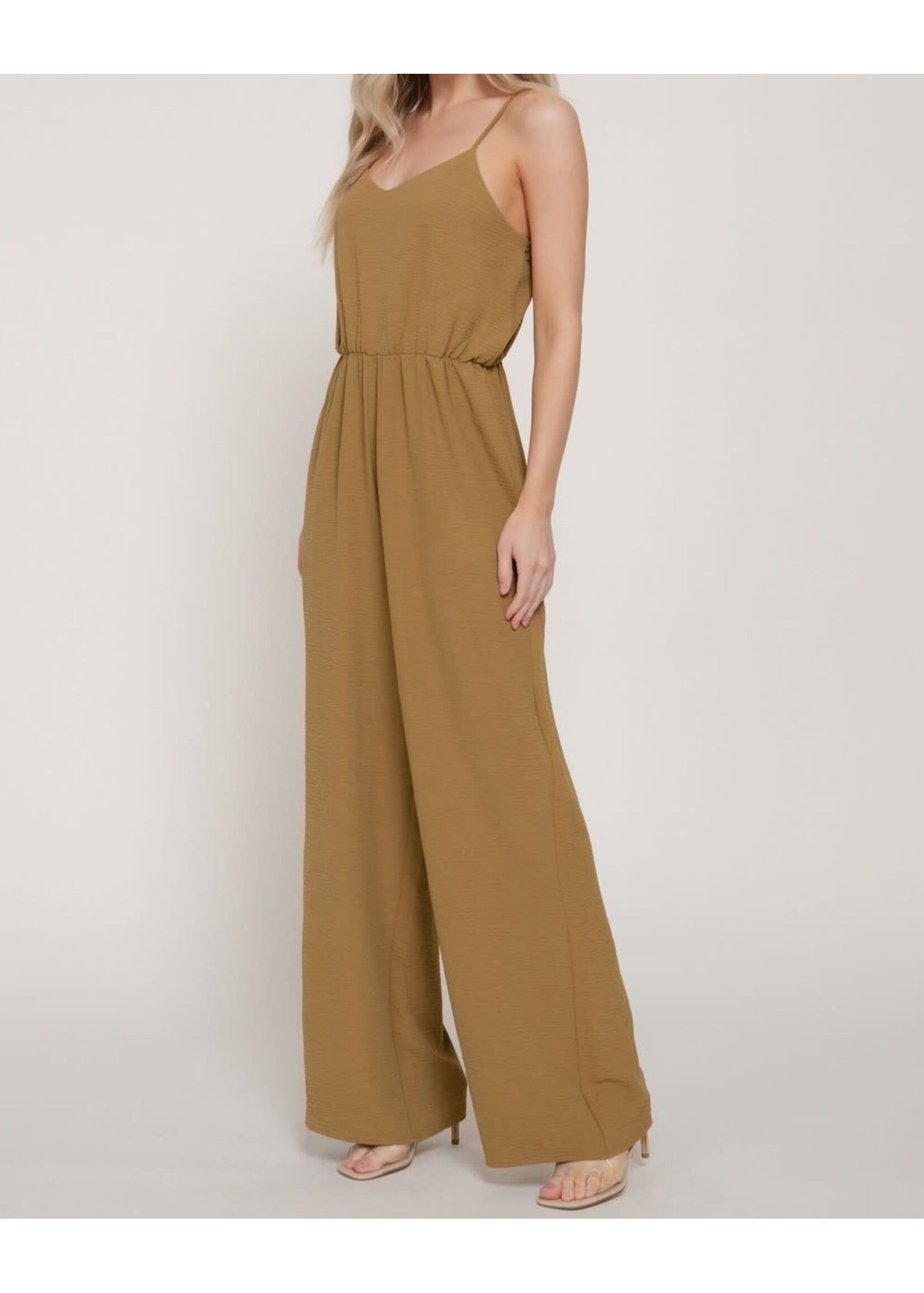 ACP13538 - WASHED WOVEN CAMI JUMPSUIT
