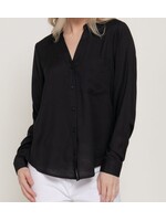 ACT15057 - LONG SLEEVE SPLIT NECK BUTTON DOWN TOP