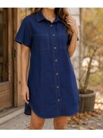 AVD51518W - UTILITY SHIRT DRESS
