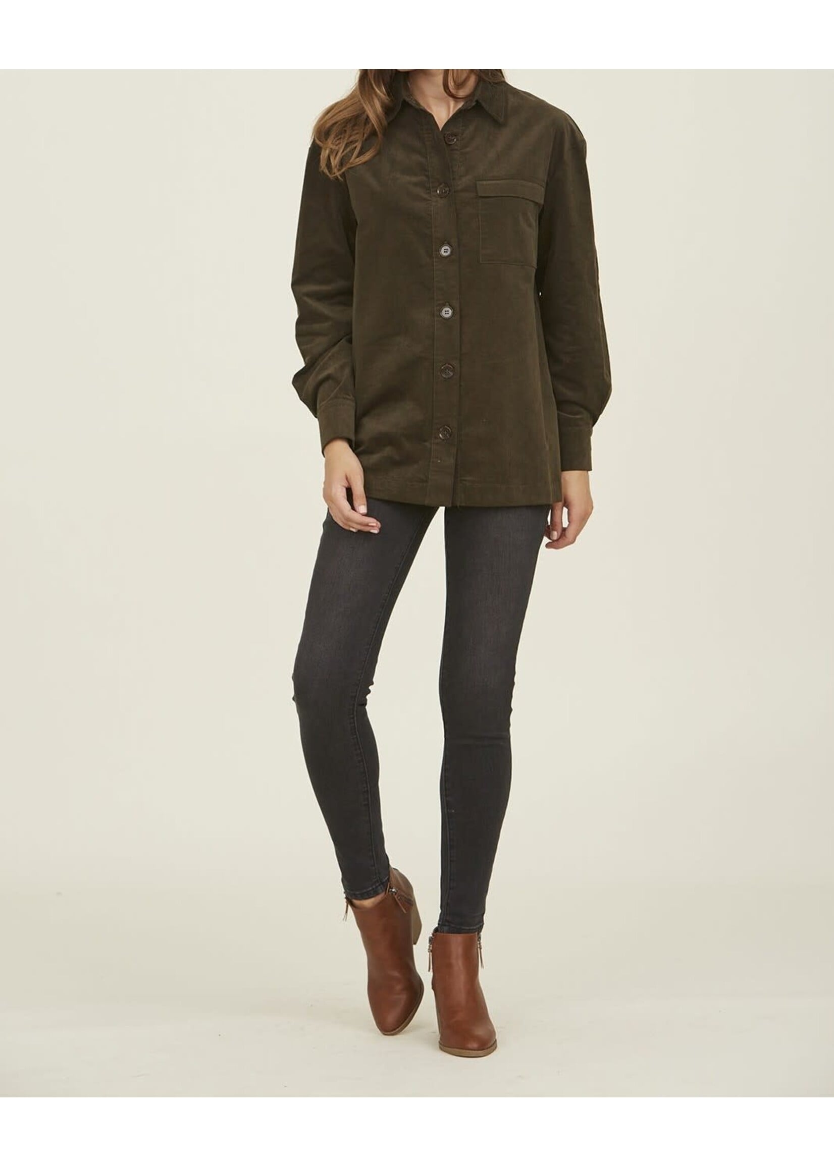 FUNIT88071 - OVERSIZED SHIRT JACKET