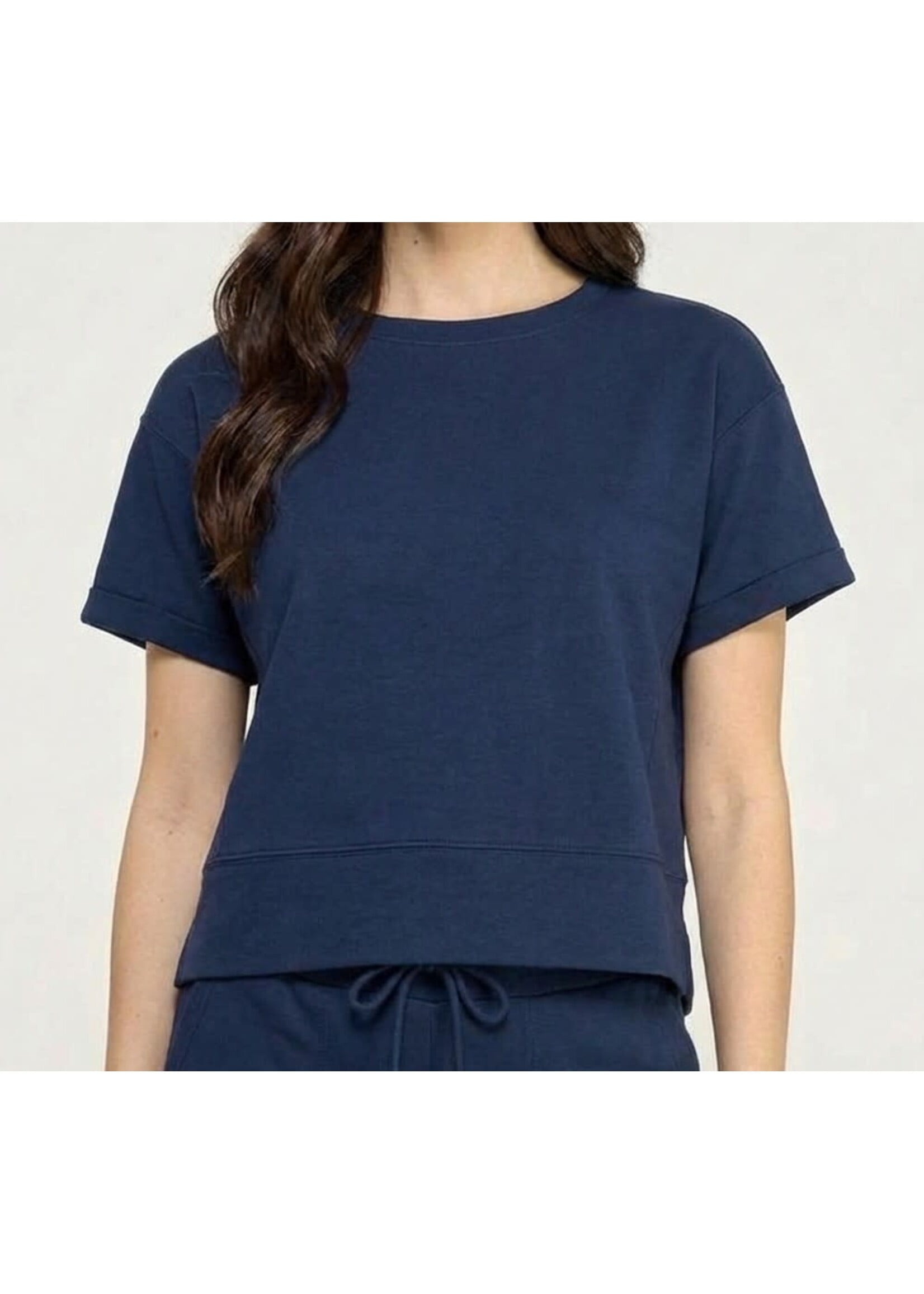TUAS01TOP - SCUBA KNIT SHORT SLEEVE TOP