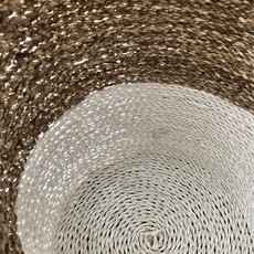 Zodax Seagrass Basket - 2 tone