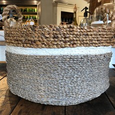 Tri-color Seagrass Basket