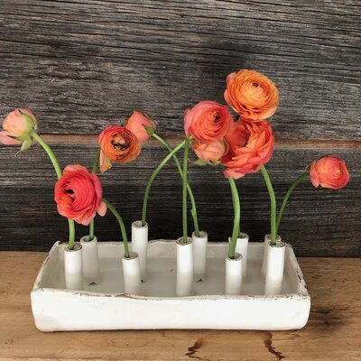 Gabriel Ivory Stem Vase