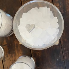 Candle - Hearts / large