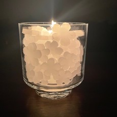Candle - Flower / large