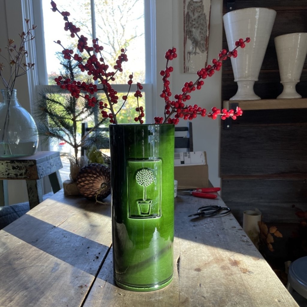 Green Topiary Vase