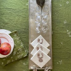 Antler Silver Serving Tray