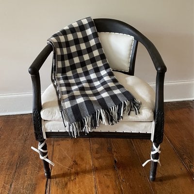 Black & White Check Throw