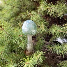 Ornament - Silver Mushroom