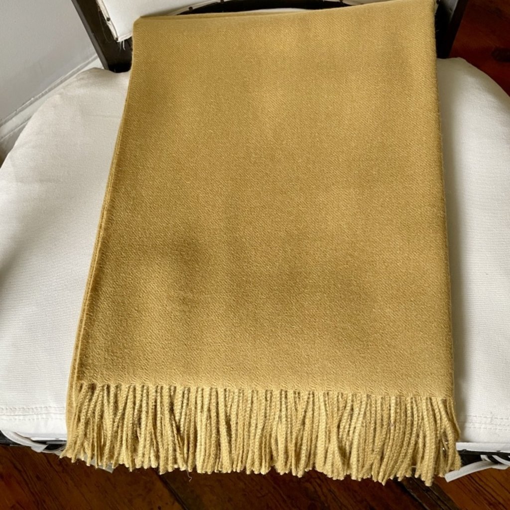 Paris Throw Mustard