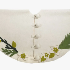 Tree Skirt - Handmade / Greenery 72"