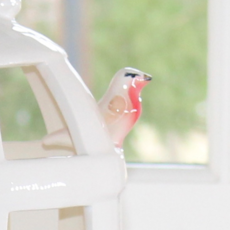 Ceramic Birdcage - Ivory