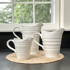 White Pitcher - Large