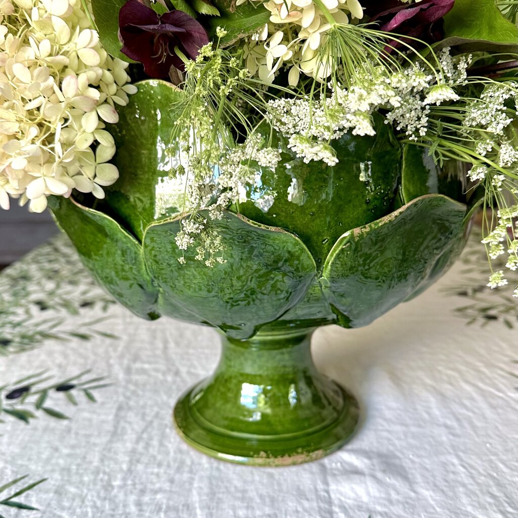 Honeychurch Petal Bowl - Large Verde