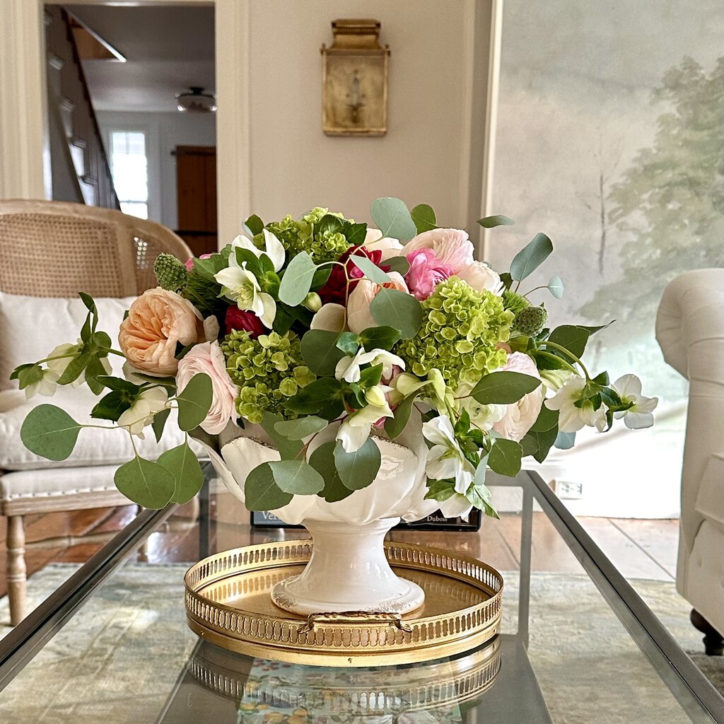 Honeychurch Petal Bowl - Ivory Small
