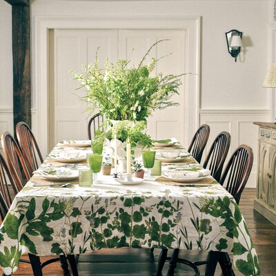 Summerill and Bishop - Herb Garden Linen Tablecloth